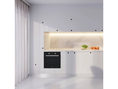 CATA - Beépíthető sütő MDS-8007 BK AIR FRYER + Pizzaszett