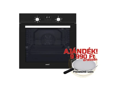 CATA - Beépíthető sütő MDS-8007 BK AIR FRYER + Pizzaszett