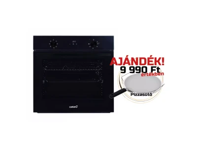 CATA - Beépíthető sütő MDS-8007 FB+AIR FRYER (tepsi H25-70-140-431) + Ajándék BEEF01/P pizzaszett