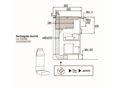 CATA - Légtechnikai csőcsatorna AD-7744