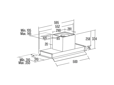 CATA - Páraelszívó Arona 60 BK fekete