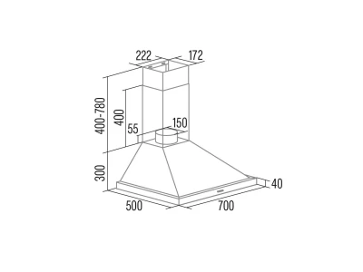 CATA - Páraelszívó Beta PRO 7000 BK fekete