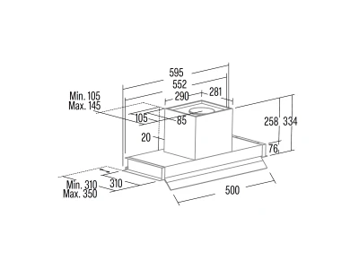 CATA - Páraelszívó Corona NO drip 60 X Inox