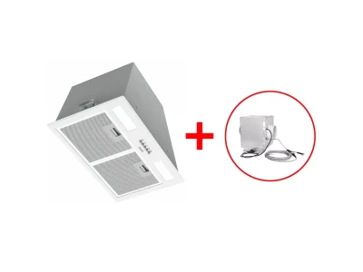 CATA - Páraelszívó GT-PLUS 45 WH/M Fehér motor nélkül + SEM1T850 külső motor 