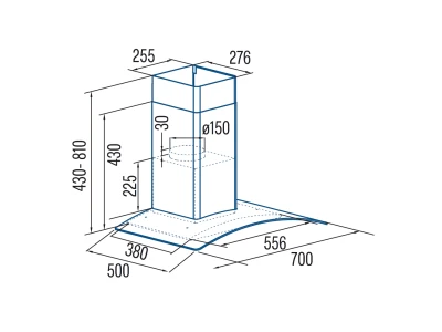 CATA - Páraelszívó Gamma Glass 7010 GX