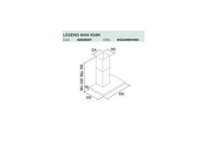 CATA - Páraelszívó LEGEND 9000 XGBK