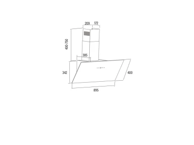 CATA - Páraelszívó Lena 900 XGBK fekete