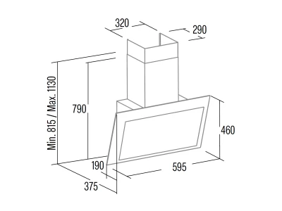 CATA - Páraelszívó Thalassa 600 GWH fehér + Fritőz 1D30