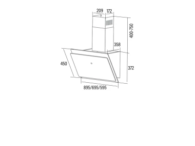 CATA - Páraelszívó Wanda 600 XGBK fekete
