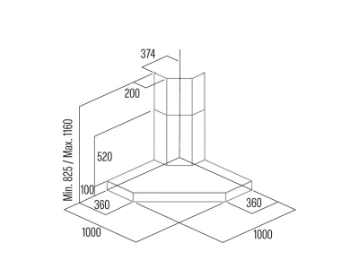 Cata - Páraelszívó ANGOLO BOX 1000 X/C