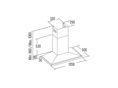 Cata - Páraelszívó BETA 1200/D LED