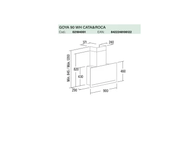 Cata - Páraelszívó GOYA 90 WH Can Roca