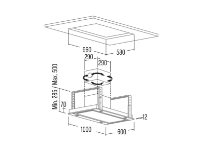 Cata - Páraelszívó ISLA SIRIN 1000 GWH
