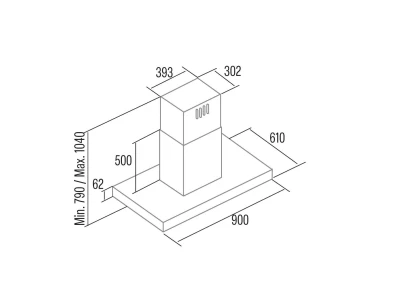 Cata - Páraelszívó ISLA SYGMA 900 VL3