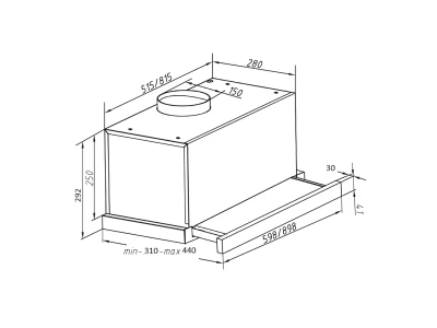 DAVOLINE - Páraelszívó IOS ULTRA 90 GR-IX Inox