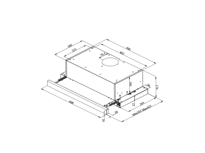 DAVOLINE - Páraelszívó Teleszkópos Spot Q  ECO 060 GR-IX + FA125/3 bekötő szettel