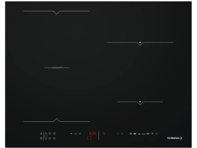 De Dietrich indukciós főzőlap, 65 cm, 4 Booster zóna, horiZone funkció, fekete üveg