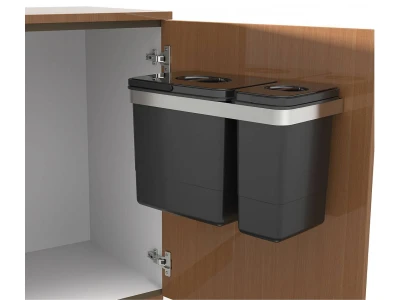 EKOTECH - Beépíthető hulladékgyűjtő BELT 60 - 1x15 liter+1x7 liter