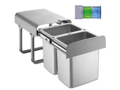 EKOTECH - Beépíthető hulladékgyűjtő EKKO 40 - 2x16 liter