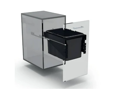 EKOTECH - Beépíthető hulladékgyűjtő FRONT 40 - 1x34 liter 