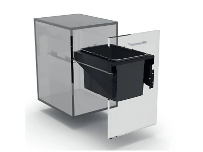 EKOTECH - Beépíthető hulladékgyűjtő FRONT 45 - 1x34 liter   