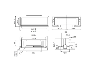 ELICA - Aktívszén-szűrő készlet HP WH LONG LIFE++      KIT0181126