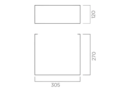 ELICA - BOXIN csőtakaró kürtő H120