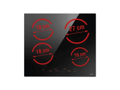 ELICA - Beépíthető indukciós kerámialap PRIMIS 604 PLUS RAW