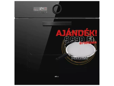ELICA - Beépíthető sütő VIRTUS MULTI 60 DD BL + Ajándék Pizzaszett