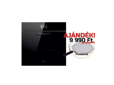 ELICA - Beépíthető sütő VIRTUS MULTI 60 TFT PYRO BL + Ajándék Pizzaszett