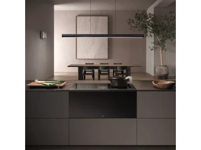 ELICA - Függesztett lámpa LUNA BL 120 fényes fekete