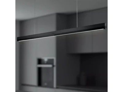 ELICA - Függesztett lámpa LUNA BL 120 matt fekete 
