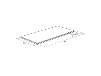 ELICA - OPEN SUITE rácsos fémpolc inox