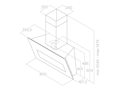 ELICA - Páraelszívó  BLOOM GR/A/85     PRF0164462A