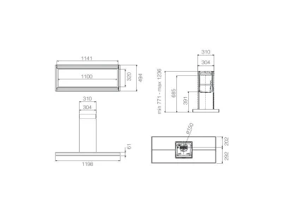 ELICA - Páraelszívó ELEMENT ISL @ BLMAT/A/120 + Mikro  MW-5120