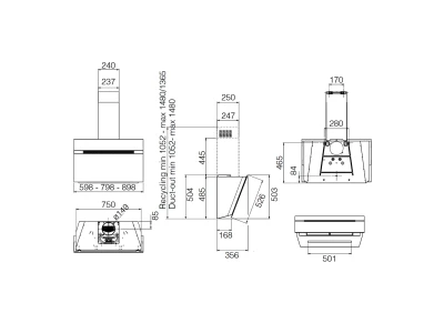ELICA - Páraelszívó NEAT @ WH/A/60 + Mikro  MW-5120B