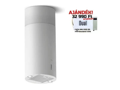 ELICA - Páraelszívó TUBE PRO ISLAND WH MAT/A/43 + Mikro MW-5120B