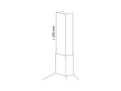 ELICA - TAMAYA csőtakaró kürtő H200