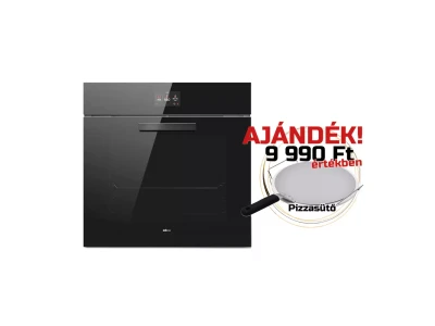 ELICA - Beépíthető sütő VIRTUS MULTI 60 TFT BL + Ajándék Pizzaszett