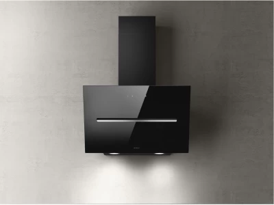 ELICA SHY-S BL/A/60 fali páraelszívó, design, 60 cm, fekete üveg