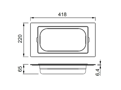ELLECI - KF041065IN Gourmet szett 1/3 ZEN inox