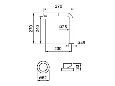 ELLECI- Csaptelep Arch króm 