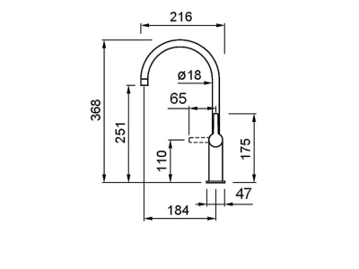 ELLECI- Csaptelep Baron króm 