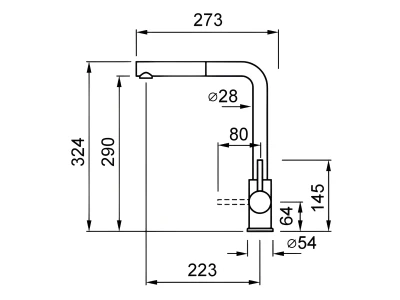 ELLECI- Csaptelep Tourmaline Plus Keratek Champagne K95