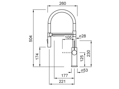ELLECI- Csaptelep Ventum króm