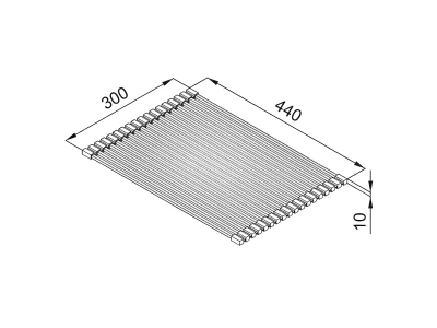 ELLECI- Edényszárító Rollmat 440 szürke