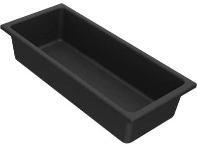 ELLECI- Gyümölcsmosó kosár 378x165x86mm Mixology mosogatókhoz  műanyag fekete 