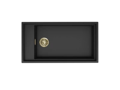ELLECI- Mosogatótálca Dialogo 360 Workstation Keratek K86 Black arany tartozékokkal 