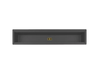 ELLECI- Mosogatótálca Dialogo C86 Keratek K99 Dark Grey arany tartozékkal 