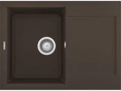 ELLECI- Mosogatótálca Easy 135 68x50 Granitek 1 m. +cseppt. Espresso G78